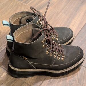 Teva Black and Brown Women's Lace up Boots
